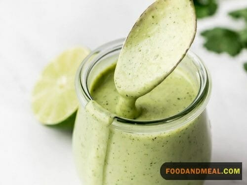 Creamy Tomatillo Dressing By Blender