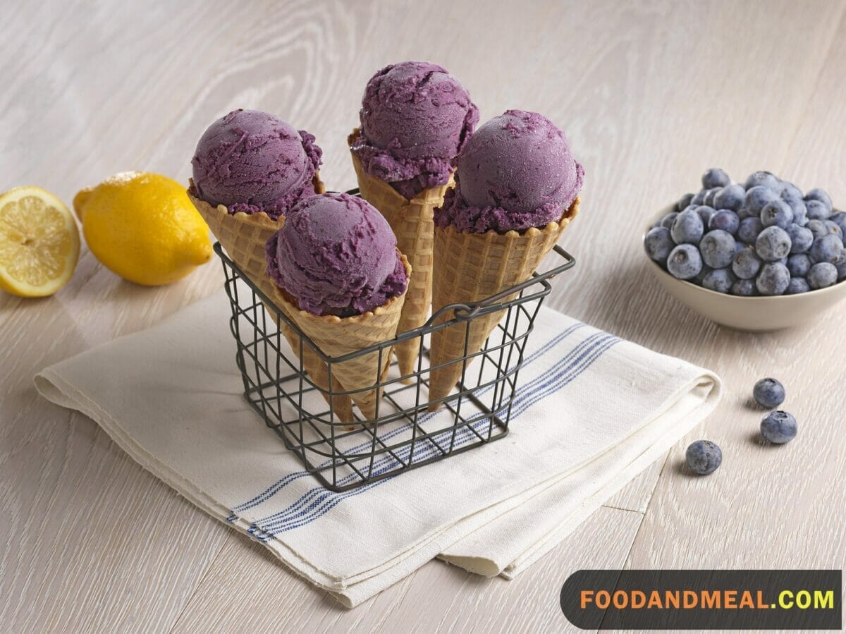 Blueberry Ice Cream