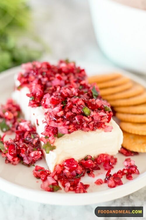 Blending Delicious Cranberry Salsa