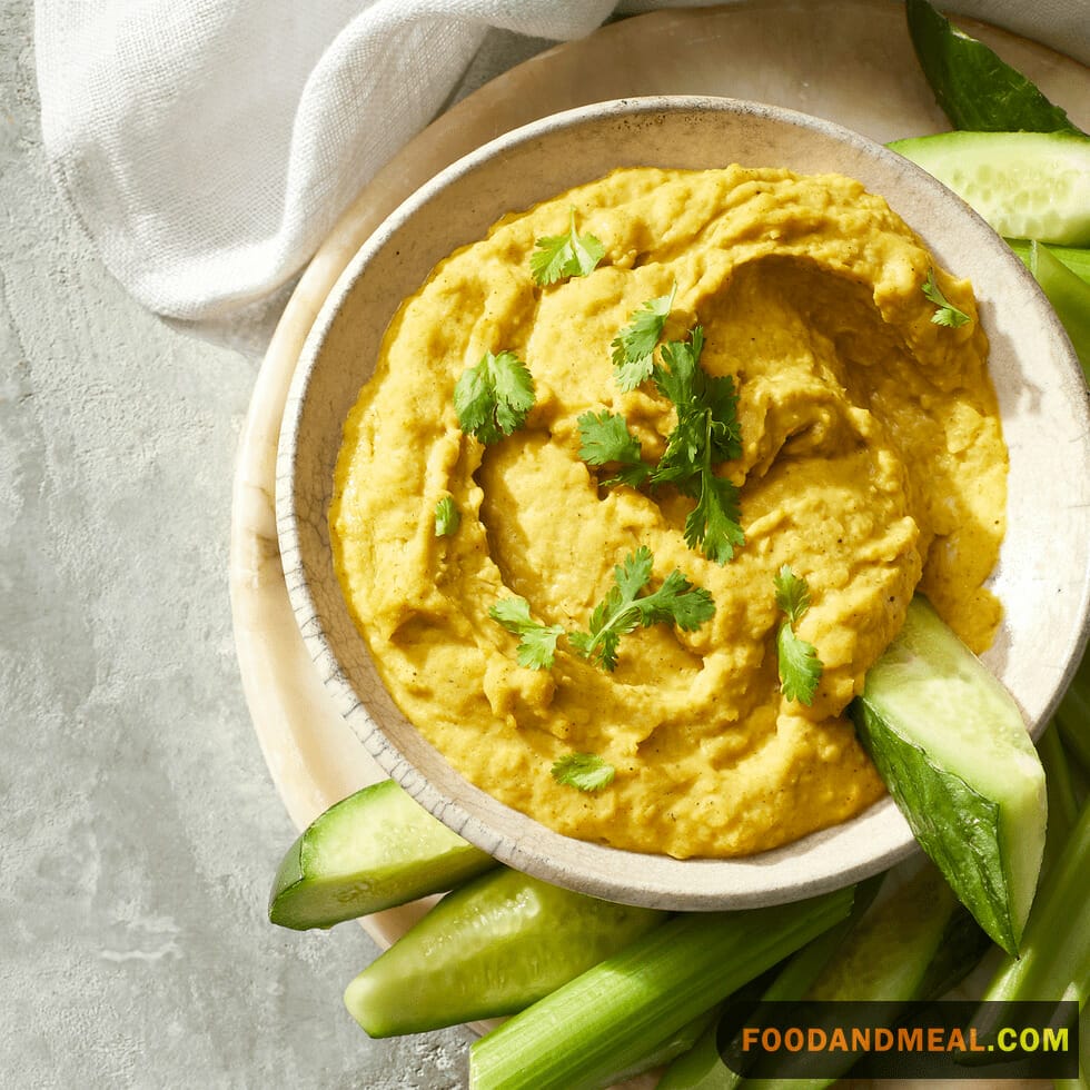 Blending Curried Cashew Dip