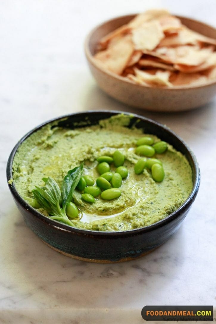 Lemon Garlic Pistachio Dip