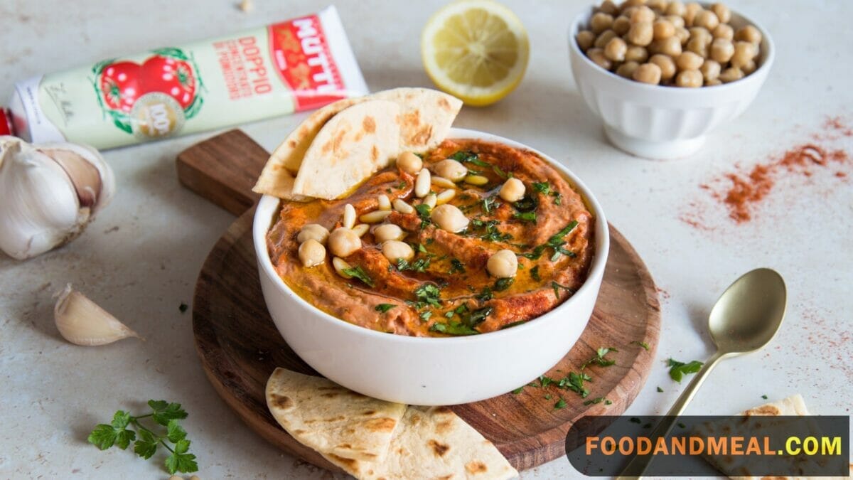 Blending Brilliance: Tomato Chickpeas Hummus Recipe 7