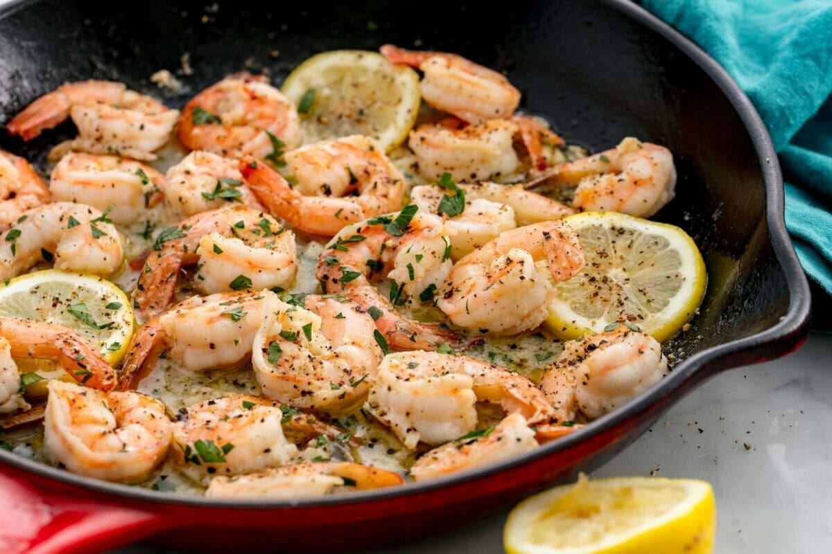 Lemon Butter Sheet Pan Shrimp recipe for babies 6-8 months old 5 Nurture your baby's love for food with a dish that's both delicious and nutritious.