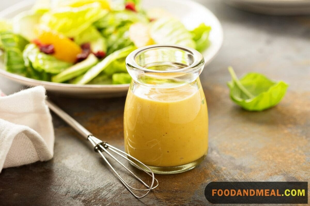 Blending Mango Lemon Dressing