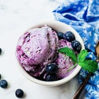 Creating Artisanal Blueberry Ice Cream At Home 1