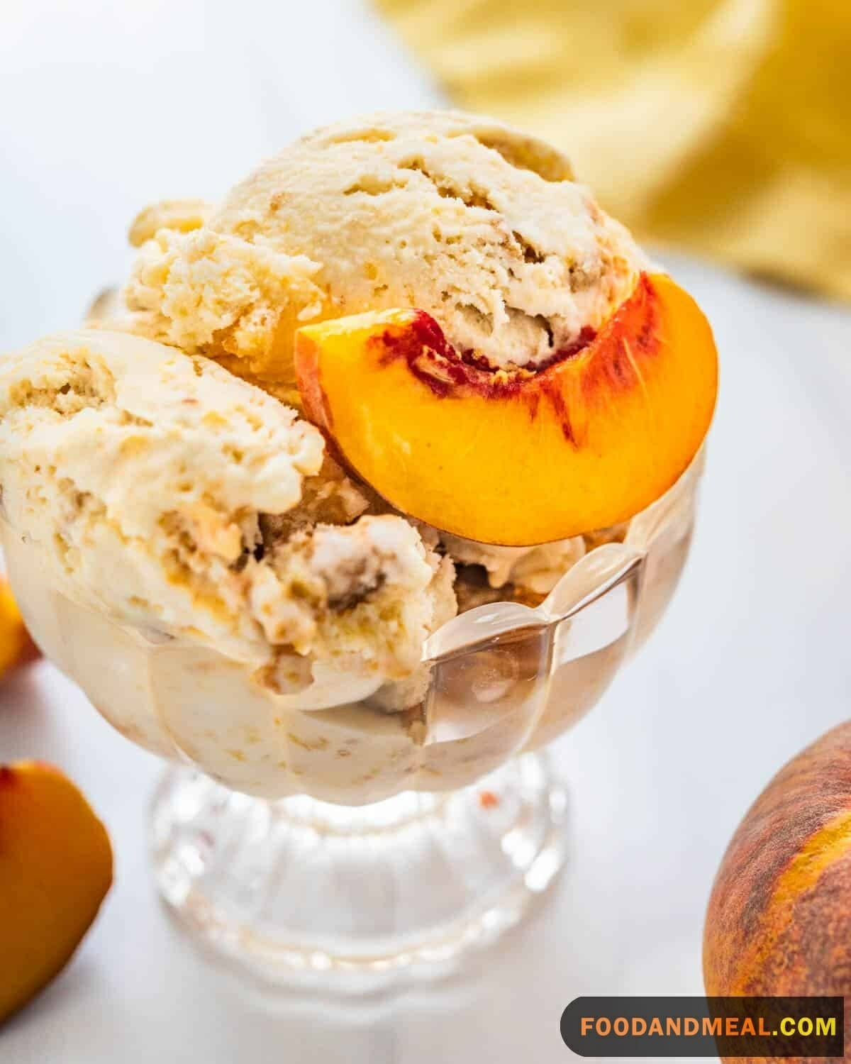 Divine Dessert Delight: Creating Artisanal Peach Ice Cream 4