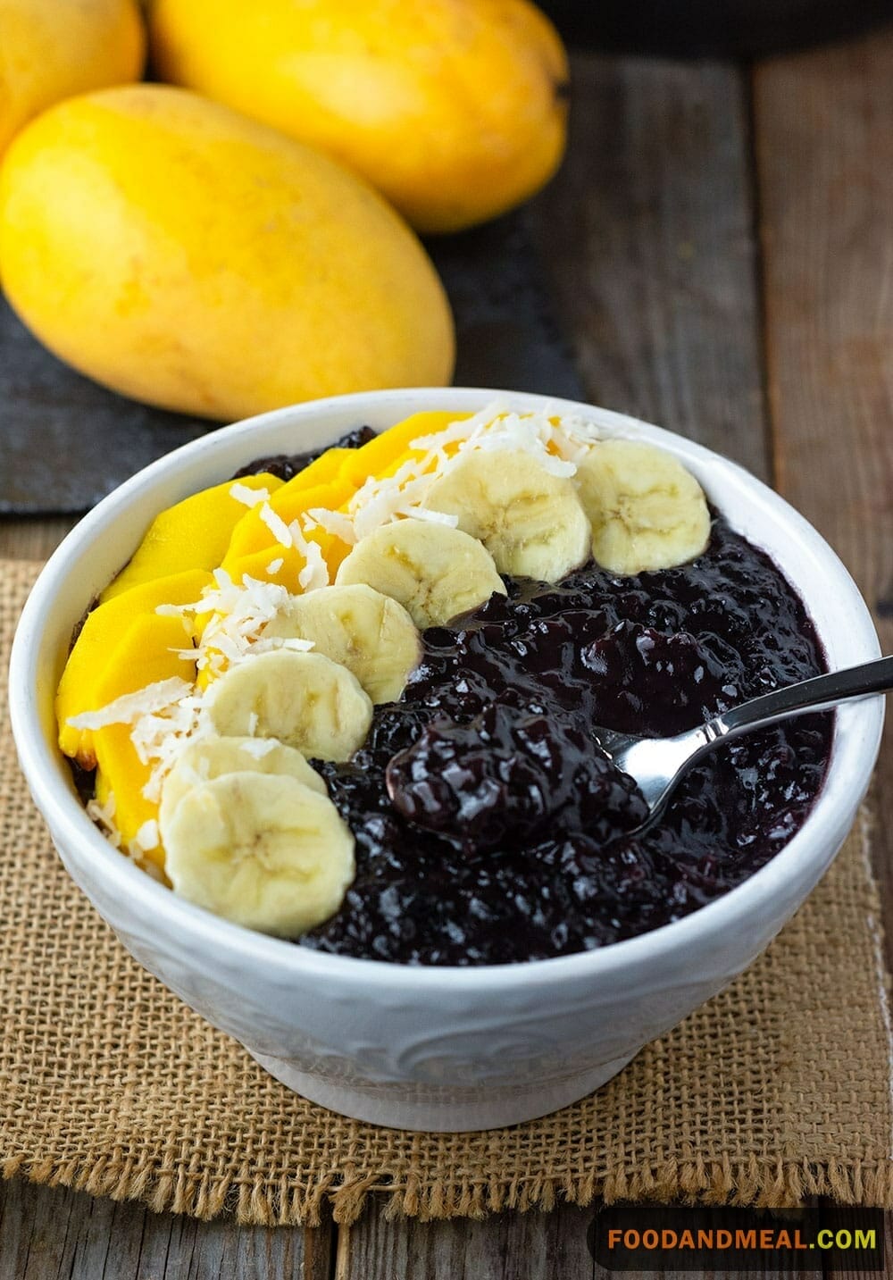 Thai Sticky Black Rice Pudding