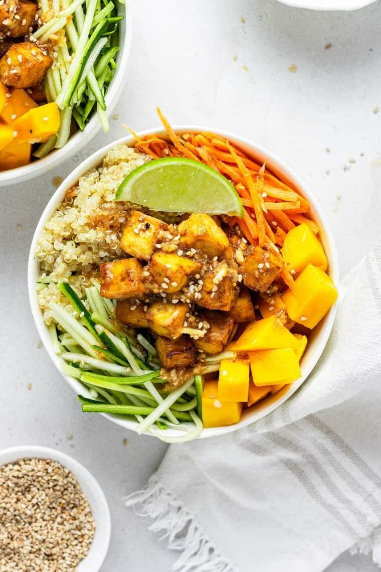 Japanese-style Quinoa bowls with Teriyaki Chicken recipe 7 A Flavorful Fusion: "Crafting a balance of umami, sweet, and savory – the essence of this Teriyaki Chicken Quinoa Bowl."