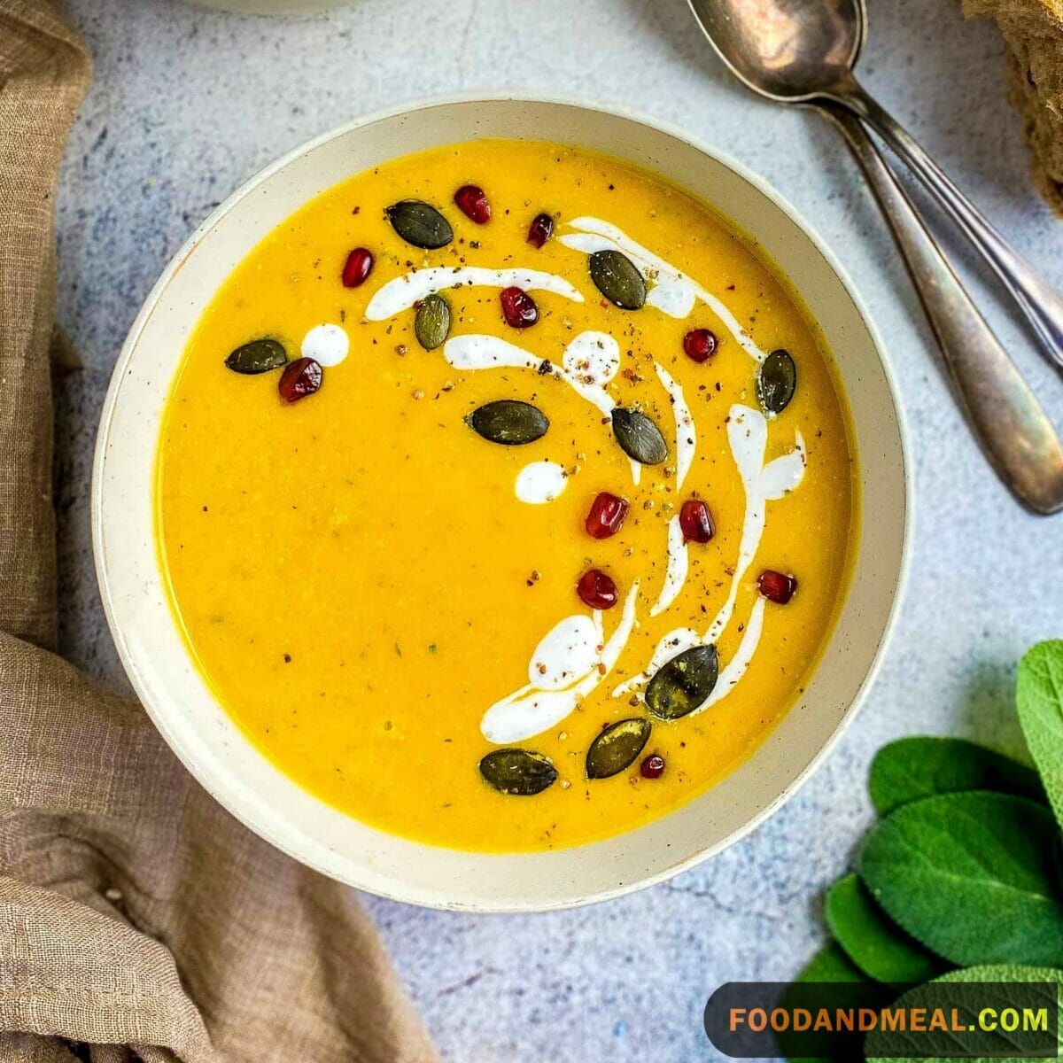 Creamy Squash Soup By Blender