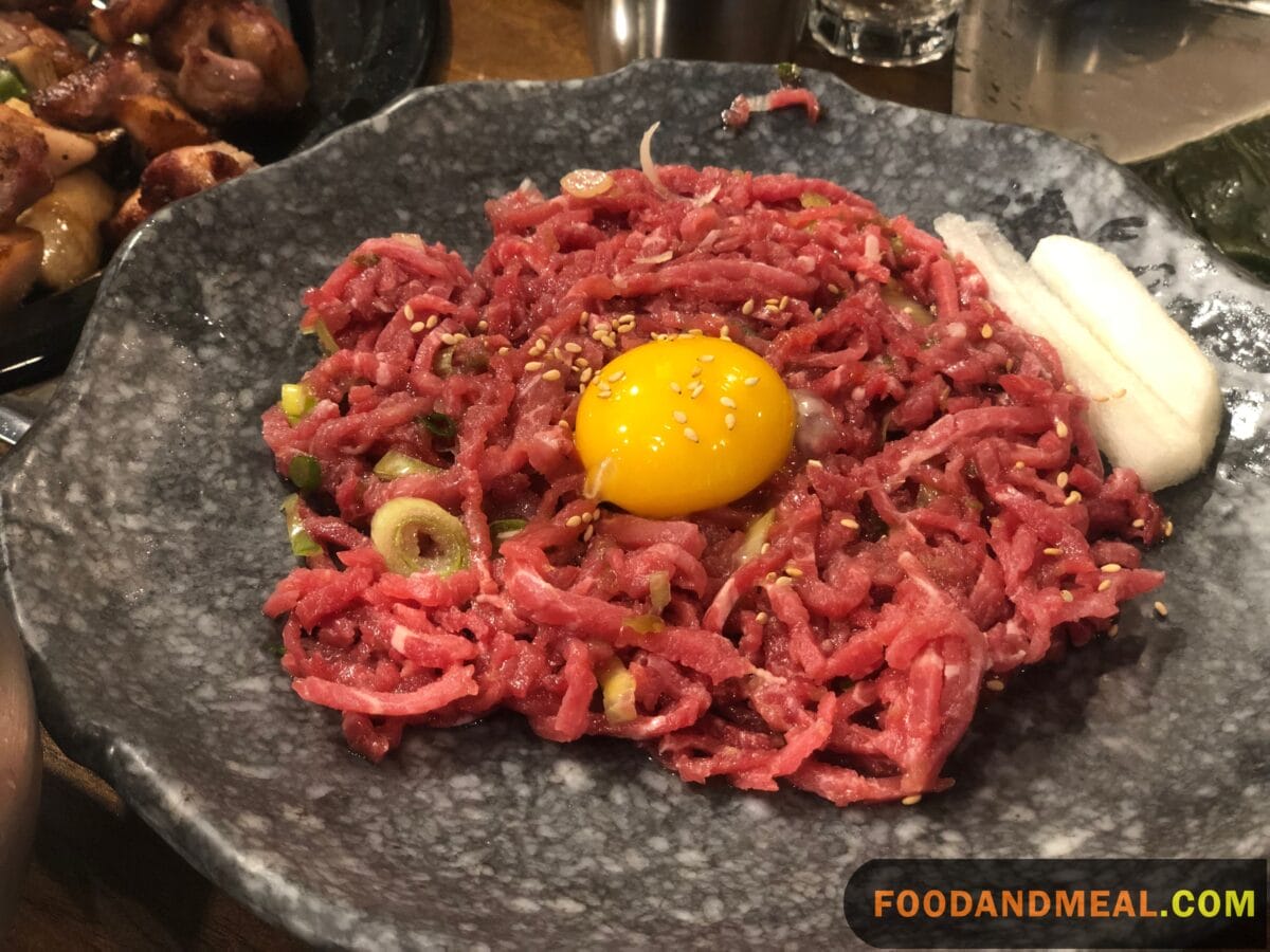 Korean-Style Beef Tartare