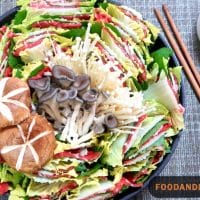 How to Make Japanese Mushroom Cabbage Hot Pot 1 How to Make Japanese Mushroom Cabbage Hot Pot 1