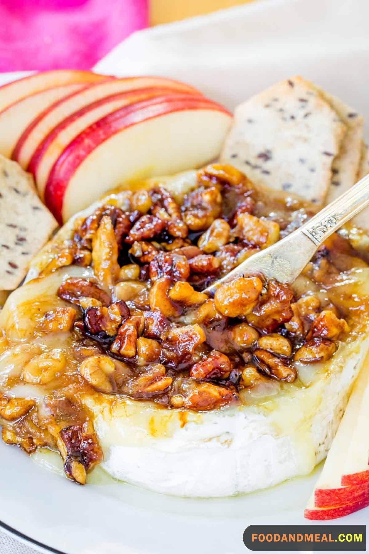 Honey Nut Baked Brie Bloomin’ Apples