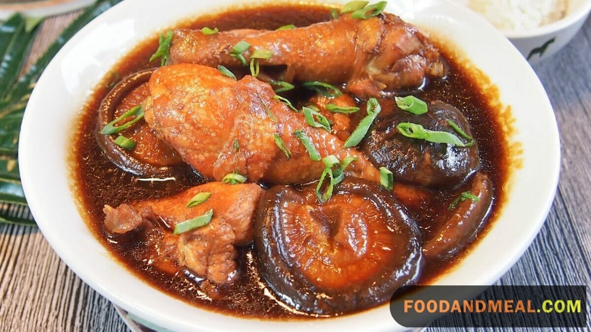 Stewed Chicken With Mushrooms