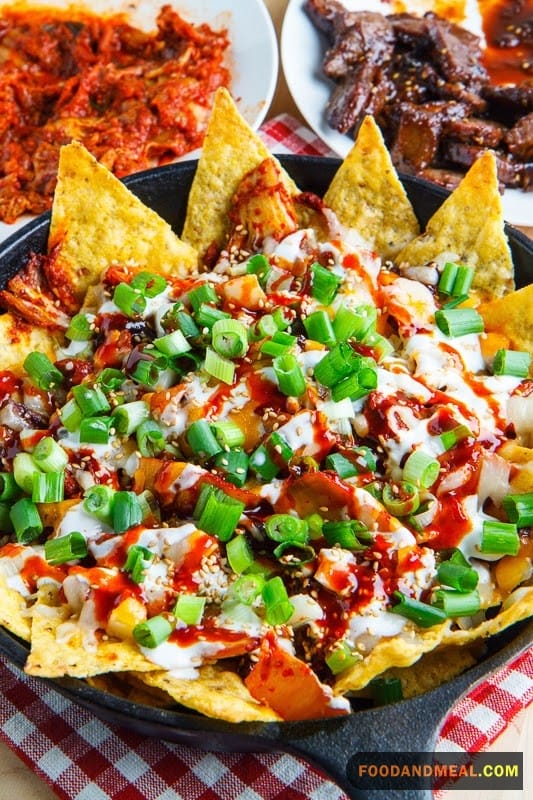 Kimchi Bulgogi Nachos 