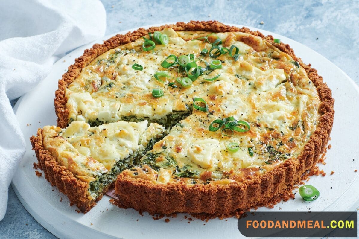 Creamed Spinach Tart