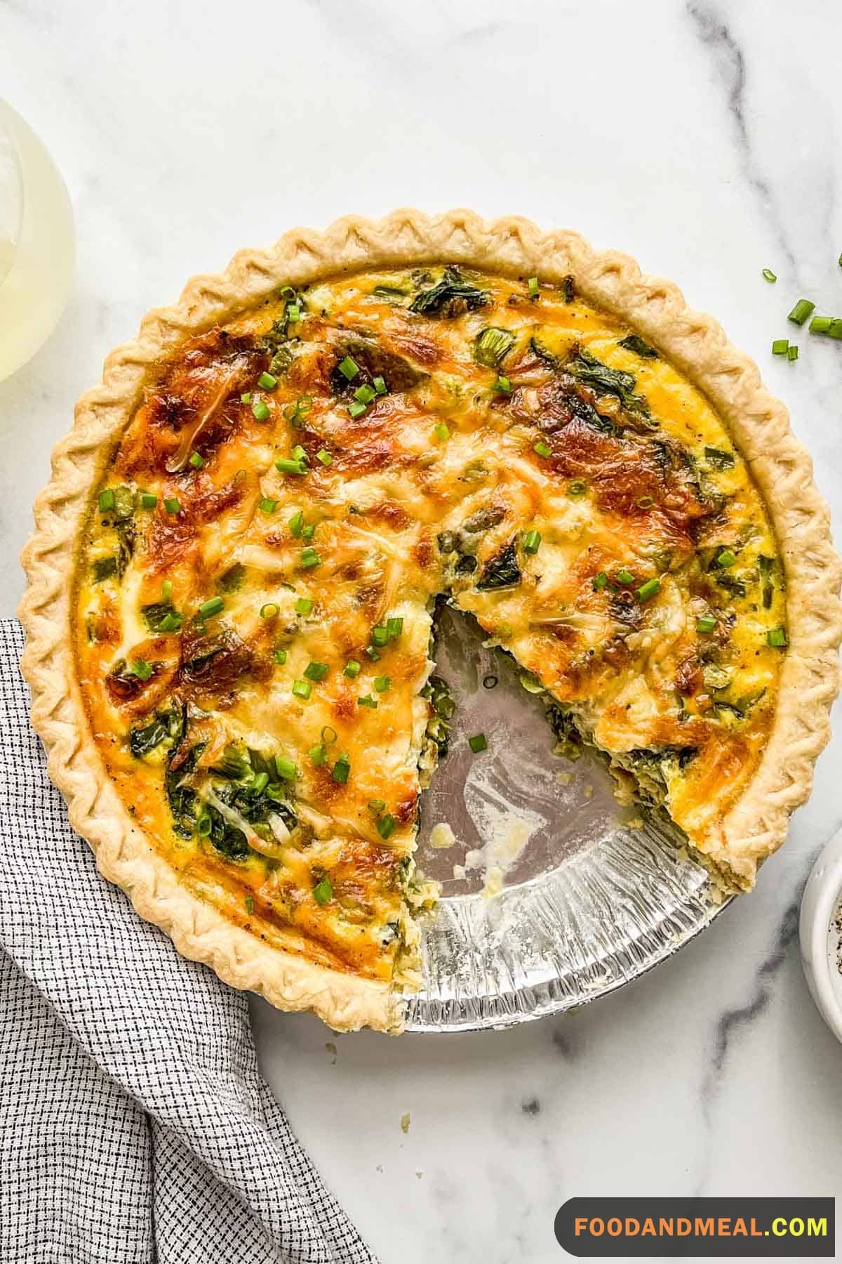 Creamed Spinach Tart