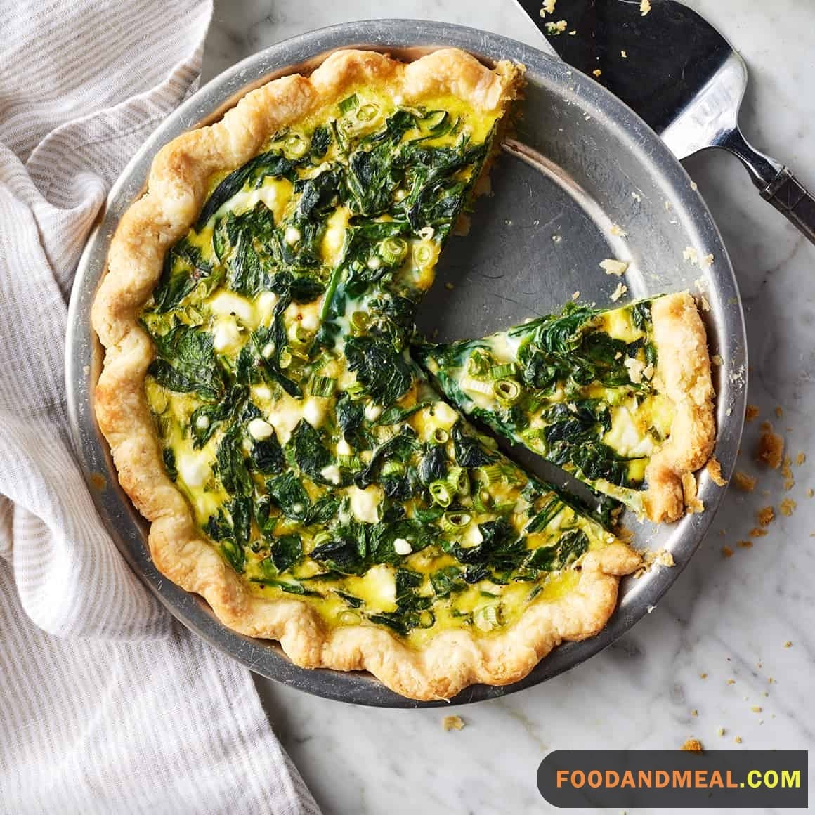 Creamed Spinach Tart