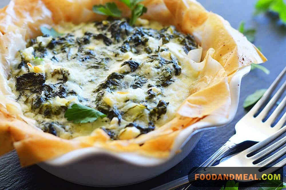 Creamed Spinach Tart