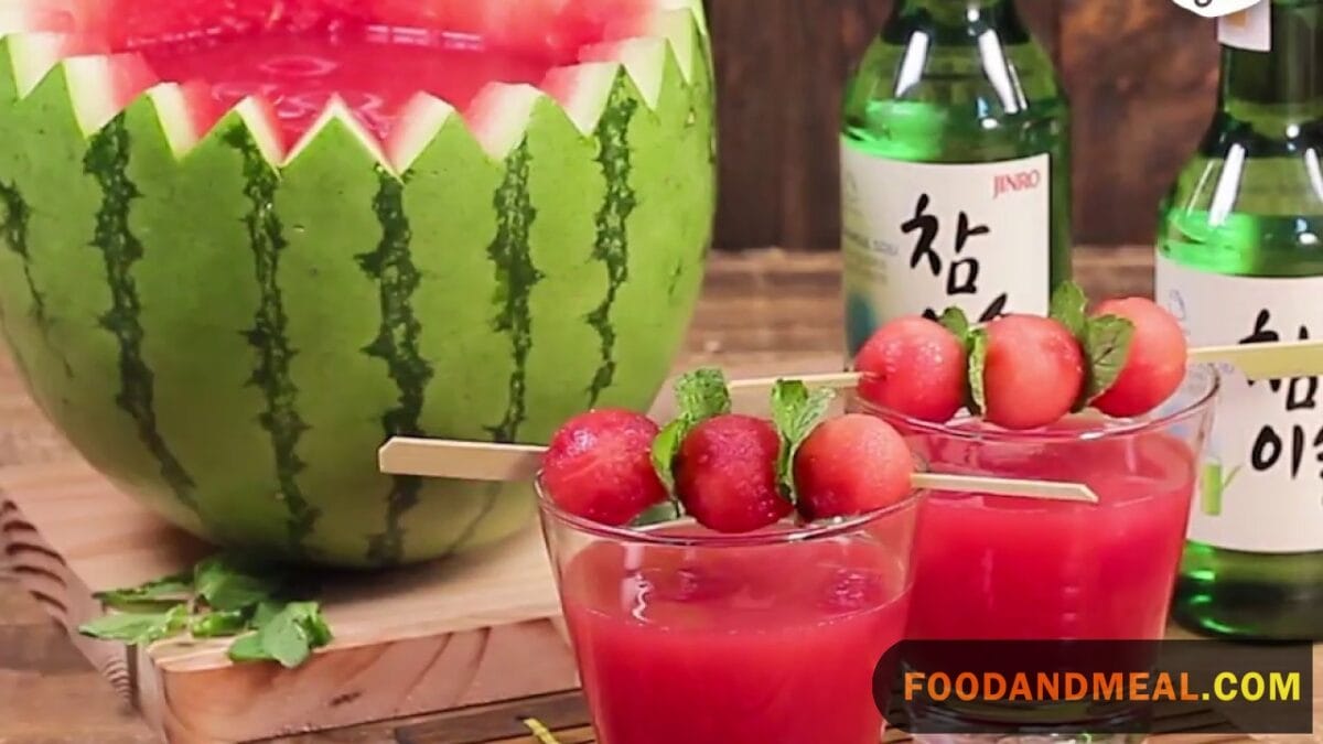 Watermelon Soju Cocktail