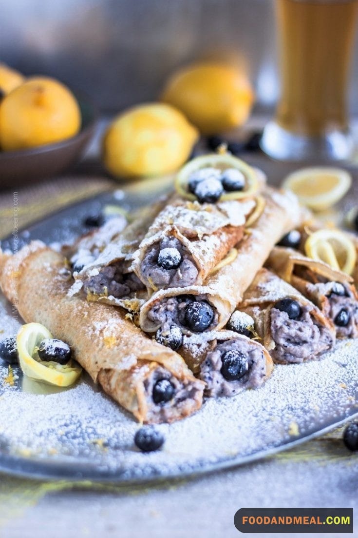 Blueberry Crepes