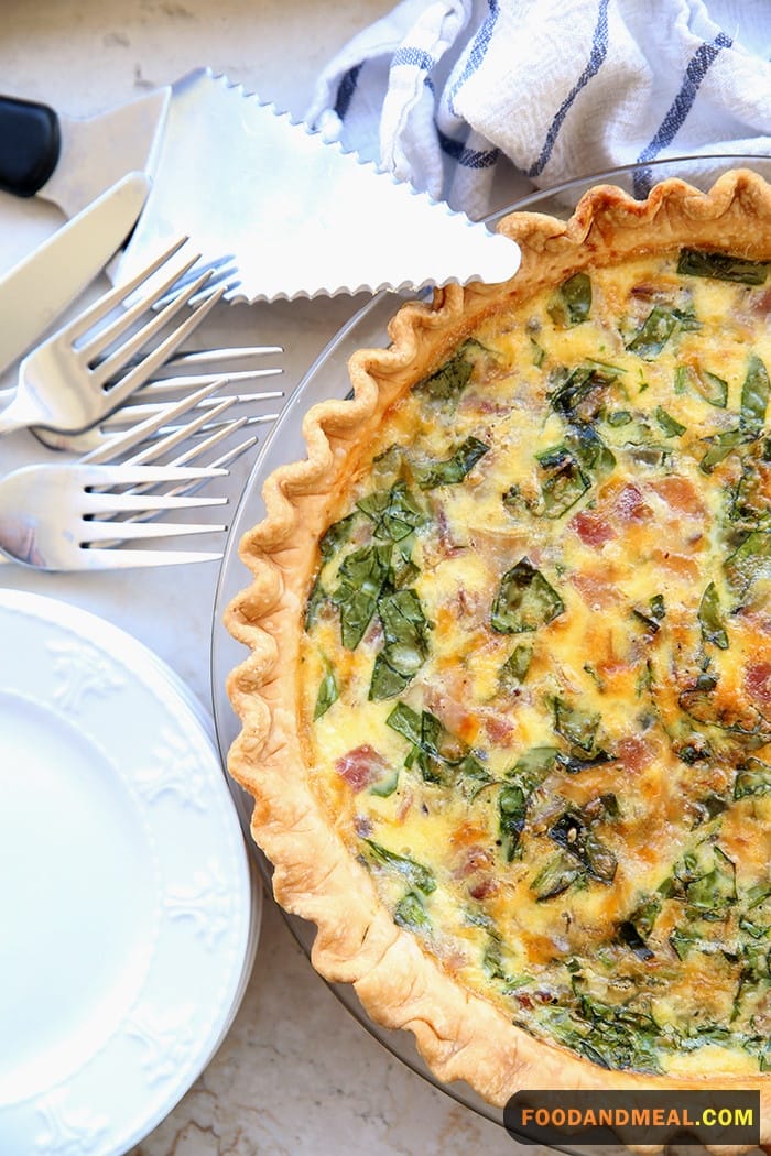 Turkey Crustless Quiche