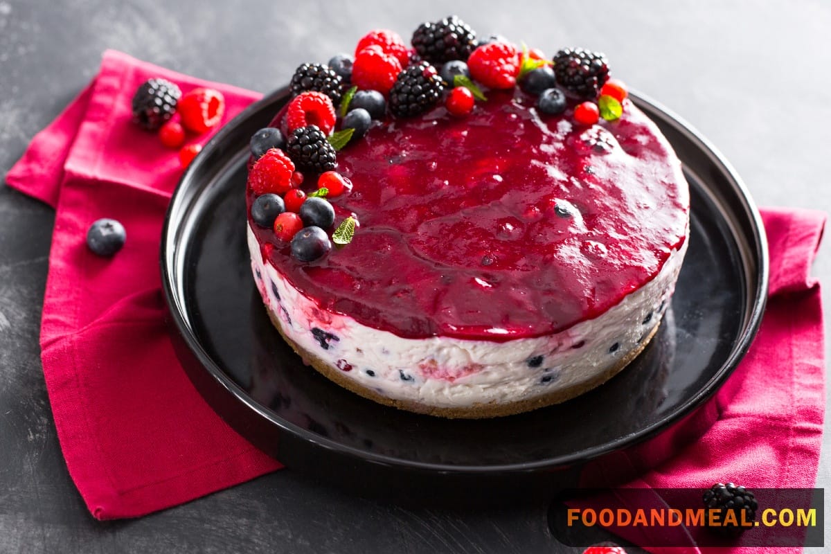 Banana Berry Cheesecake