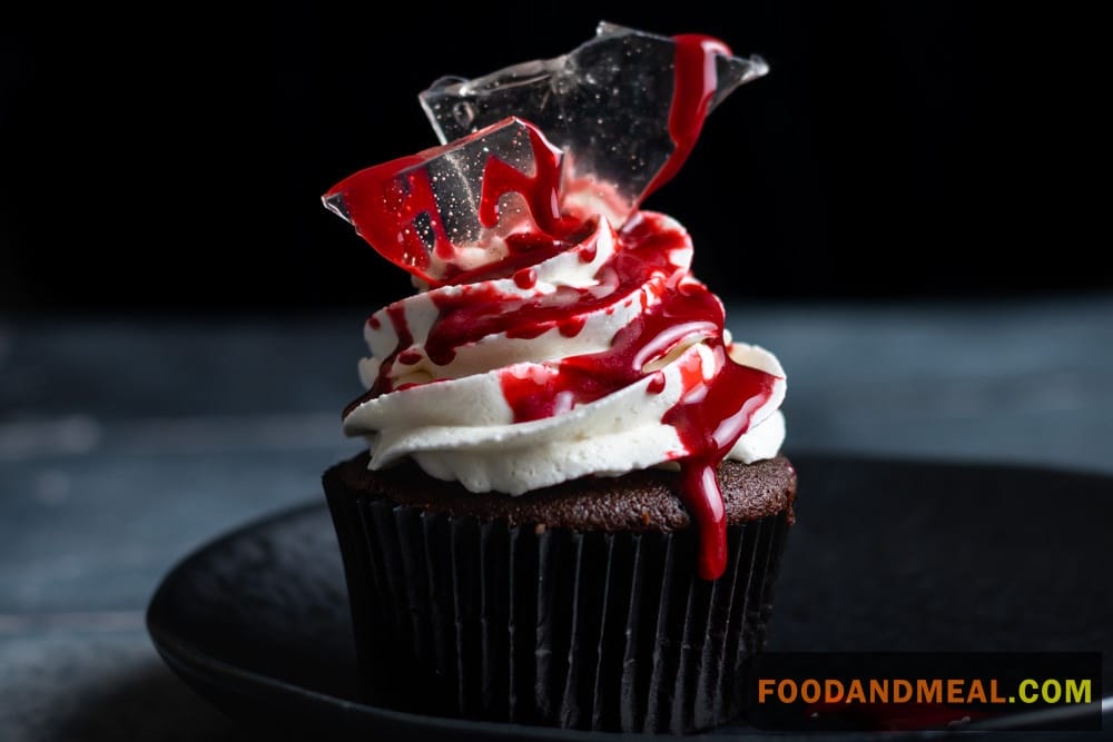 Bloody Broken Glass Cupcakes