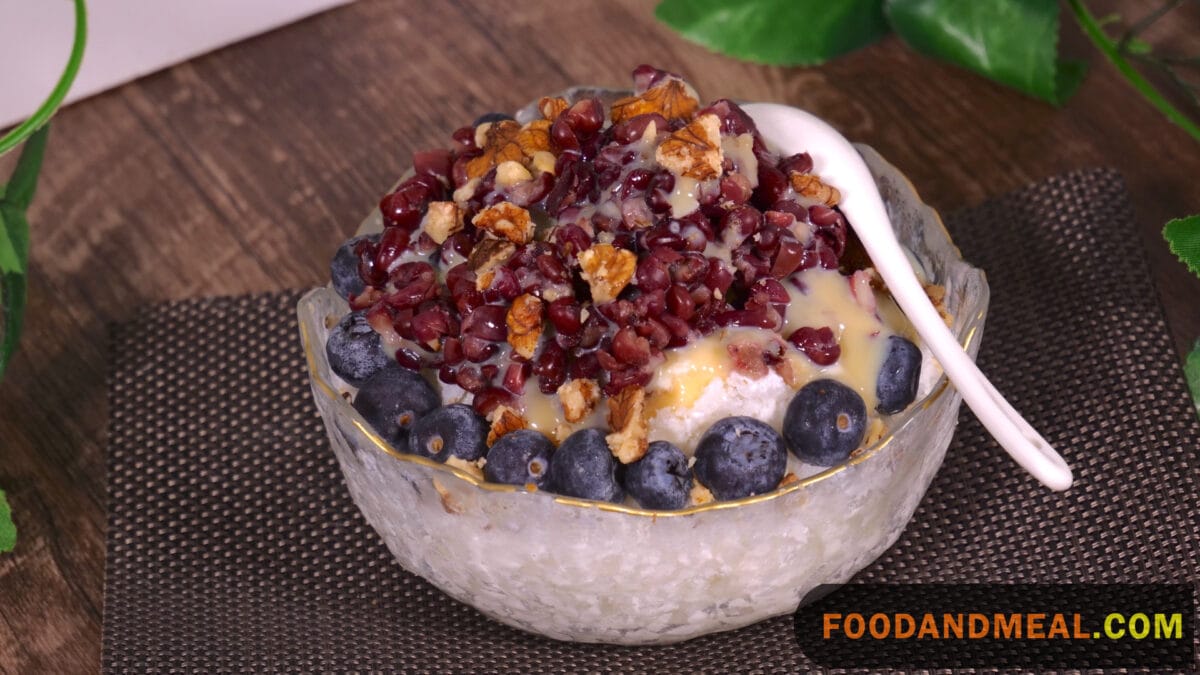 Shaved Ice With Sweet Beans