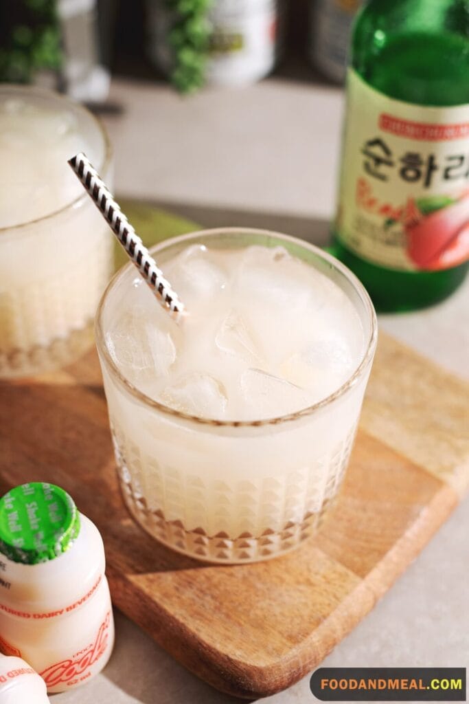 Dive Into Authentic Flavors: Yogurt Soju Cocktail Korean Recipe 2
