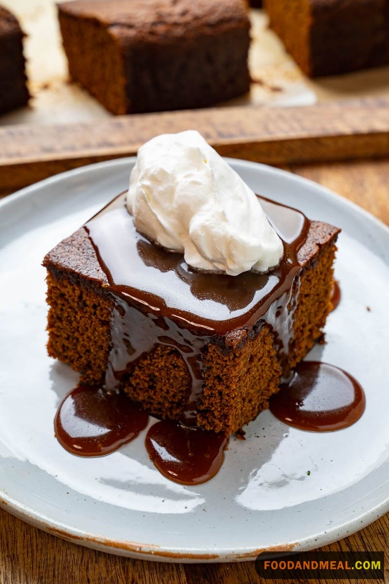 Eggless Gingerbread Cake