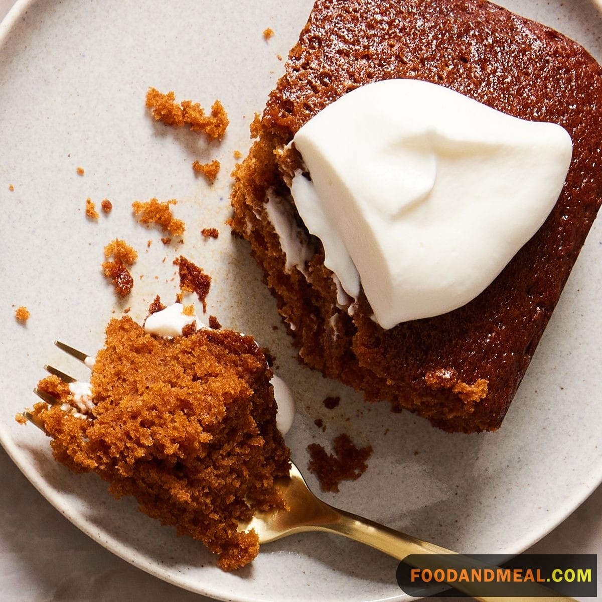 Eggless Gingerbread Cake