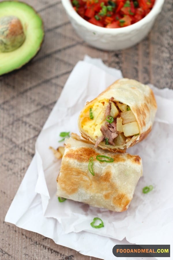 Beef and Potato Burritos