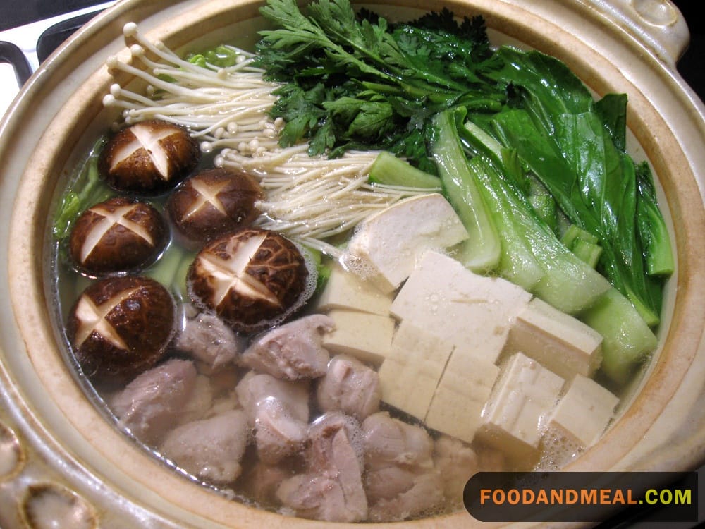 Chicken Tofu Hot Pot