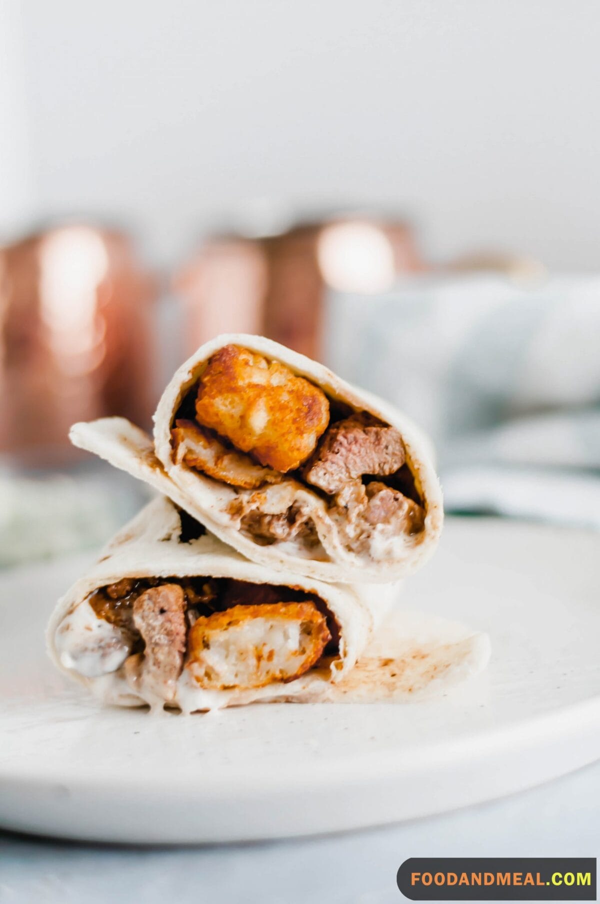  Beef and Potato Burritos