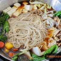 Japanese Hot Pot Magic: Vegetarian Sukiyaki Recipe 1 Japanese Hot Pot Magic: Vegetarian Sukiyaki Recipe 1