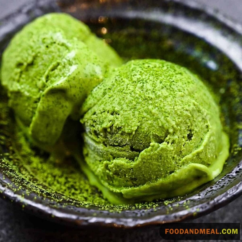 Indulge In Pure Bliss: Green Tea Ice Cream Recipe 2