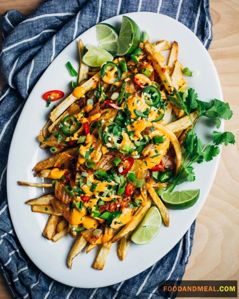 Savor The Flavor: Kimchi Fries With Sriracha Mayo 3