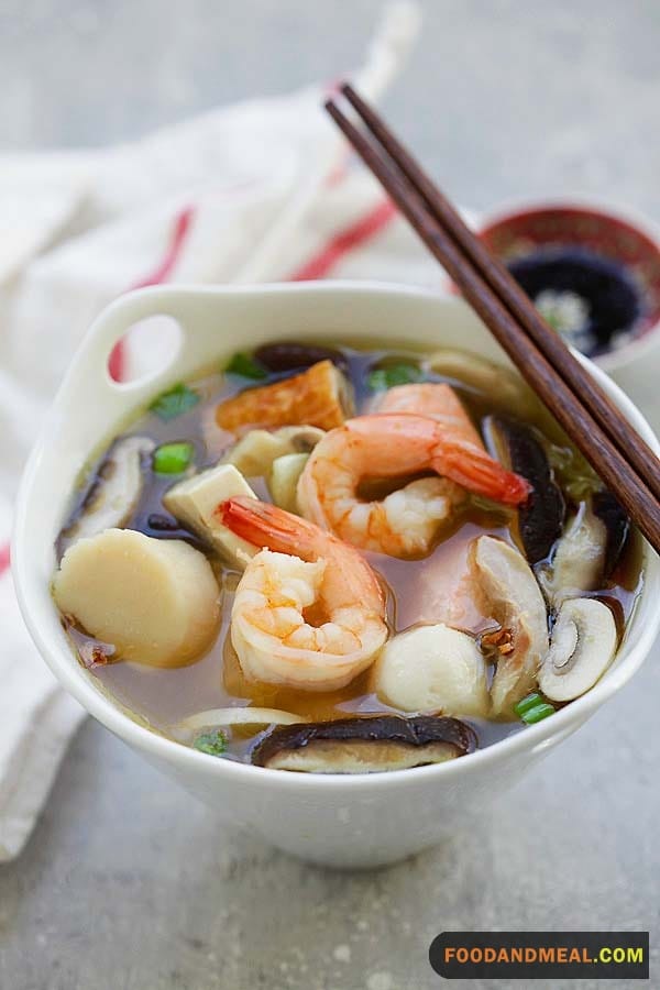 Shrimp Mushroom Hot Pot