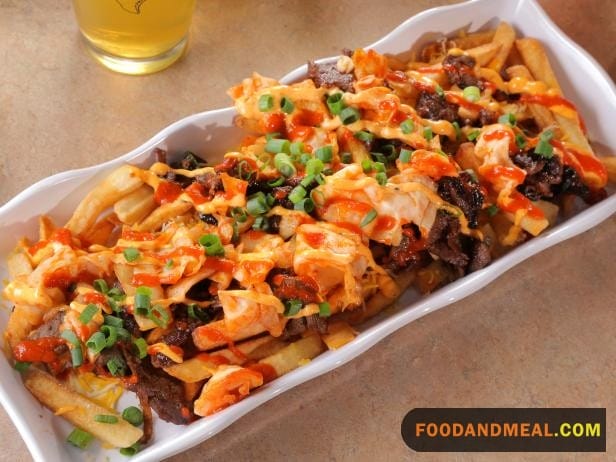 Savor The Flavor: Kimchi Fries With Sriracha Mayo 8 Kimchi Fries