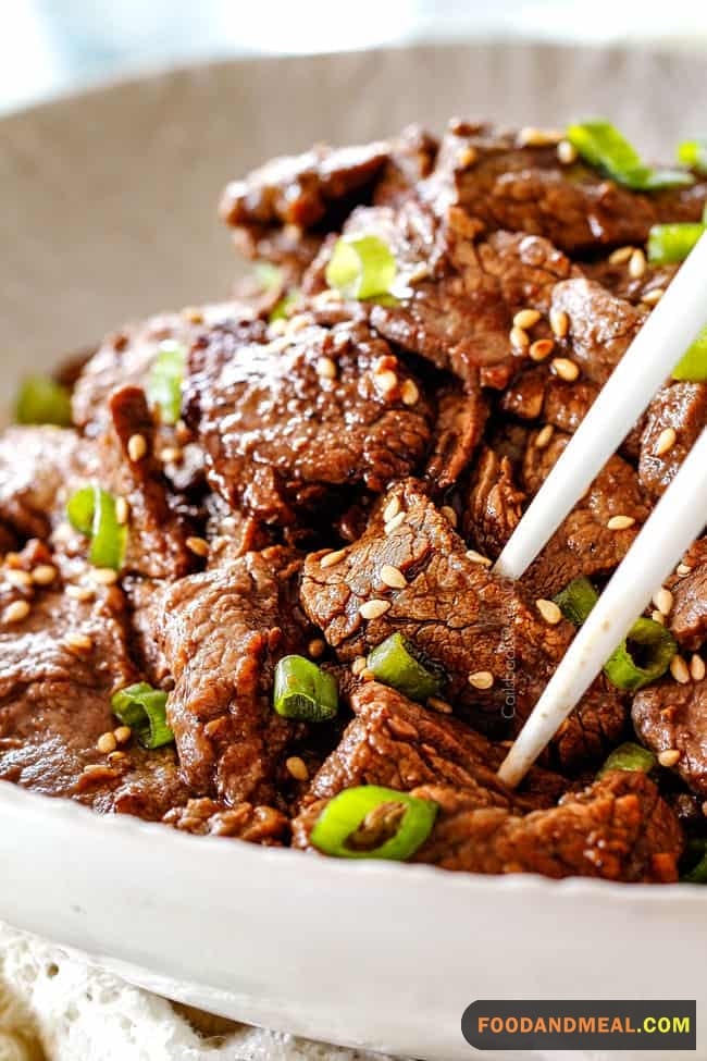 Savor The Flavor: Korean Sliced Barbecued Beef Recipe 10 Sliced Barbecued Beef