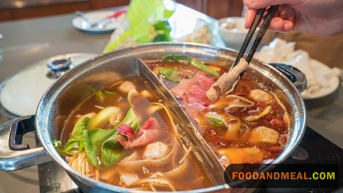 Chili Sauce Noodles Hot Pot