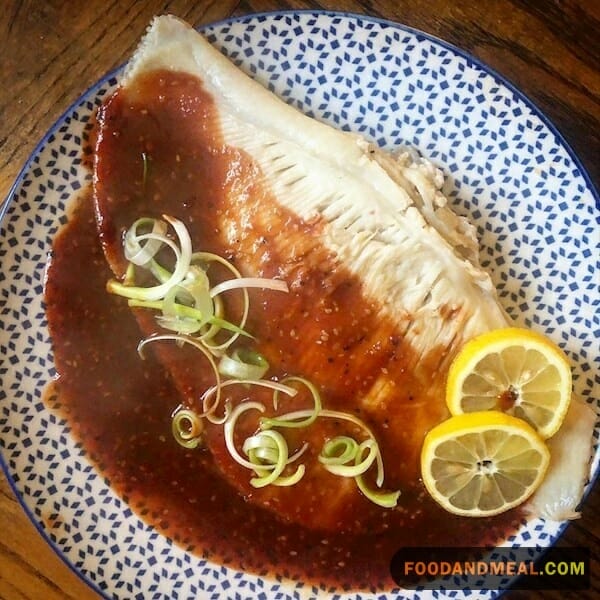 Steamed Skate Fish