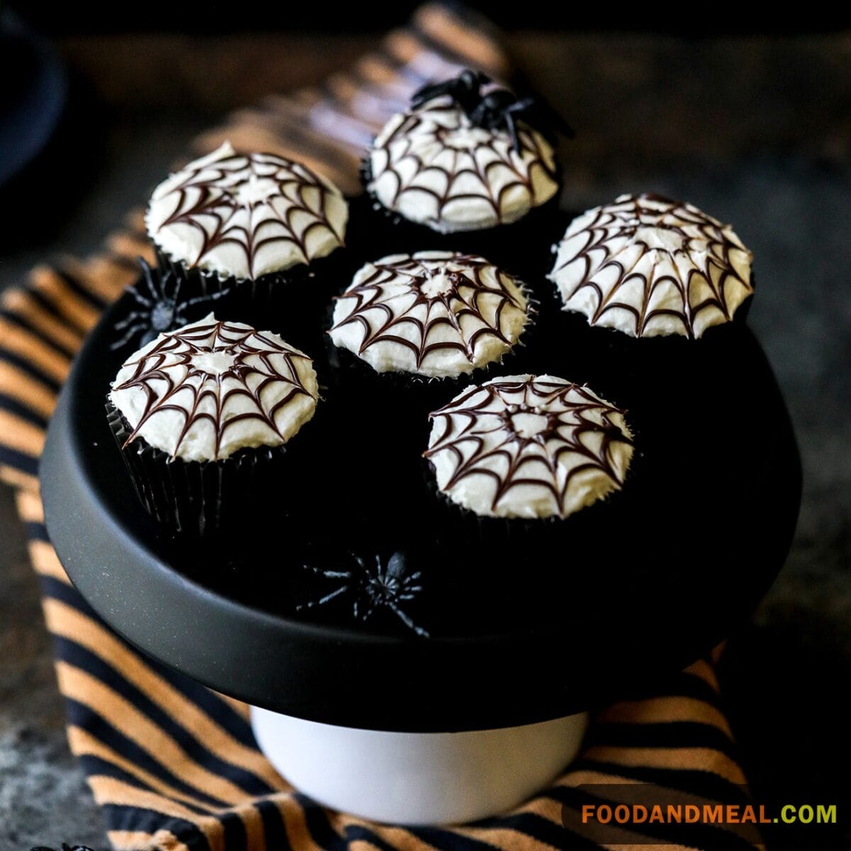 Spider Web Cupcake Topping