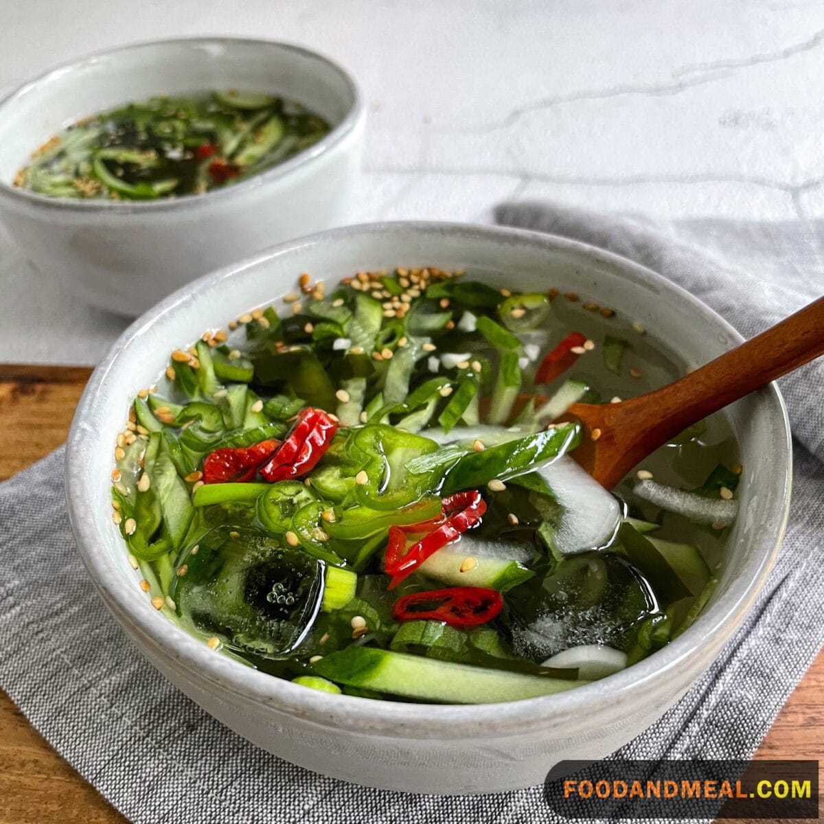 Cold Cucumber Soup Korean Recipe 