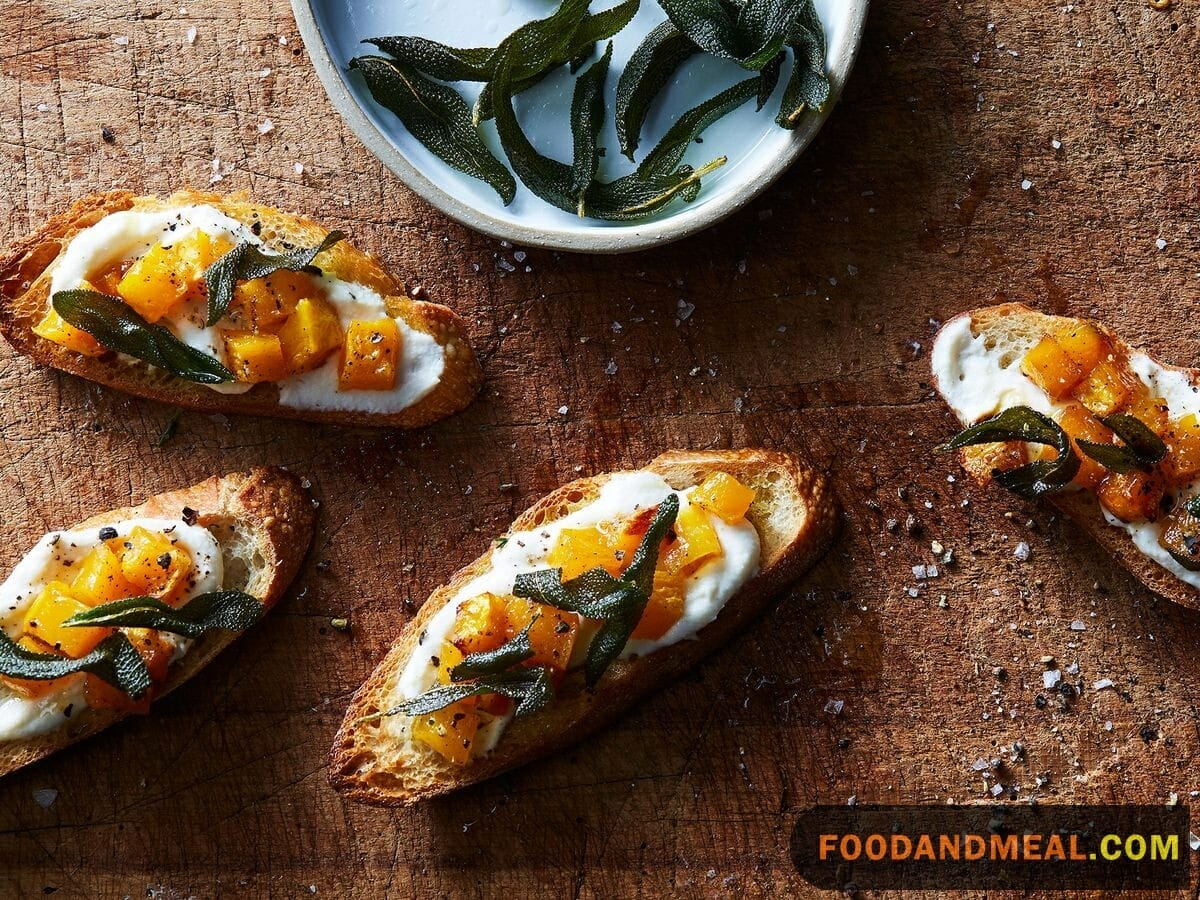 Butternut Squash Crostini 