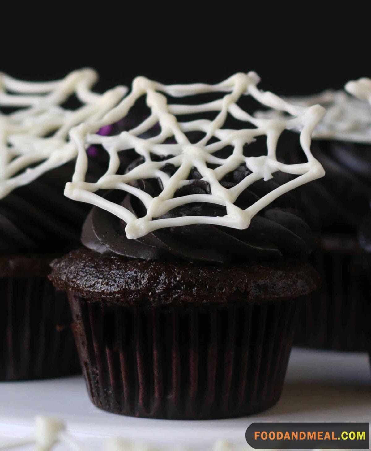 Spider Web Cupcake Topping