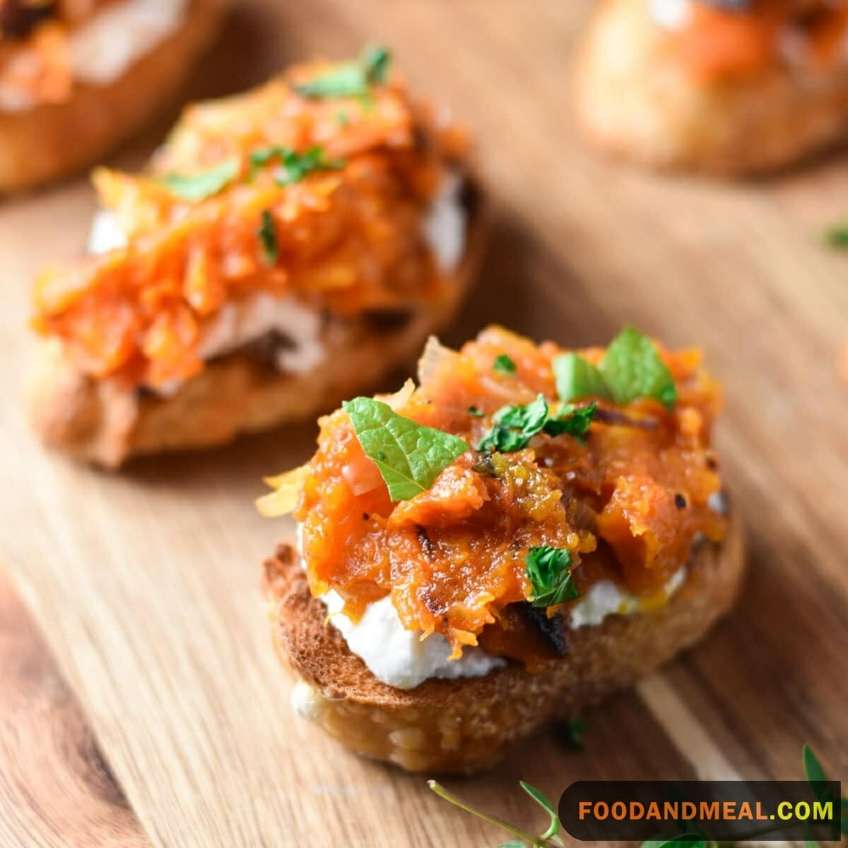 Butternut Squash Crostini 