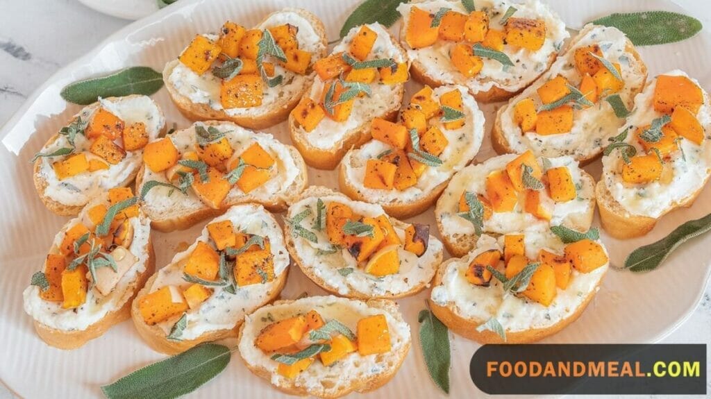  Butternut Squash Crostini