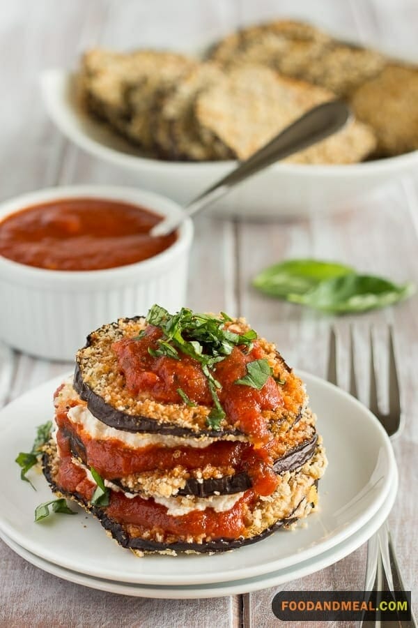 Eggplant Parmesan Stacks 