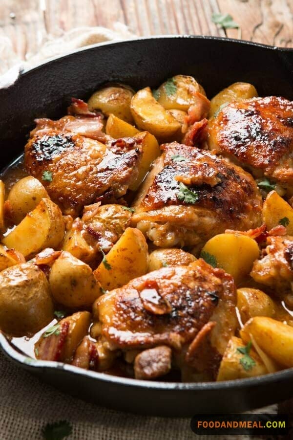 Braise Chicken and Potatoes